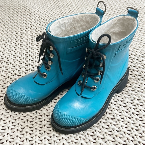 Ilse Jacobsen Hornbaek Blue Short Rubber Boots 36 - Picture 3 of 9